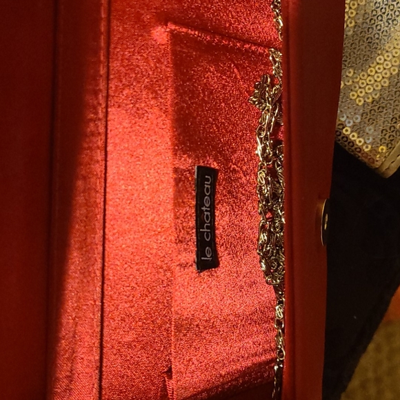 BOGO** NWT Pink Clutch w Silver Chain Strap - Picture 4 of 4